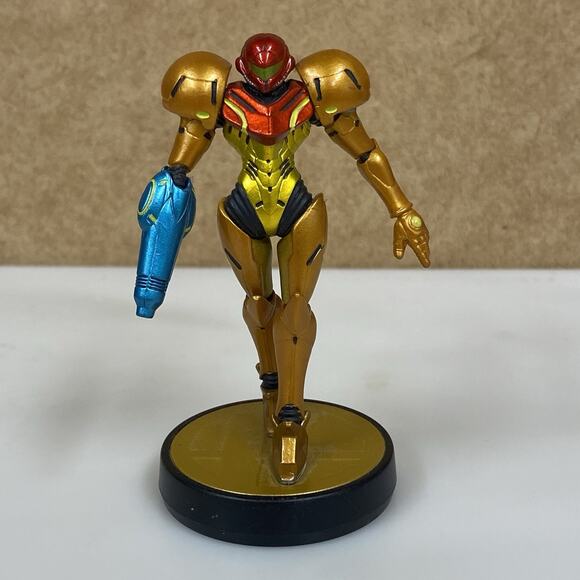 Nintendo Amiibo Samus Aran Metroid Character Figure Super Smash Bros Toy - Picture 1 of 3